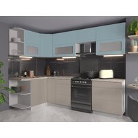 Интерлиния Мила Матте 1.5x2.7 Б левая (океан/луна/травертин серый) Image #2