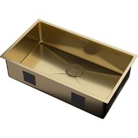 Кухонная мойка ZorG Zerox 74 U / IF PVD Gold - Превью изображения №2 — Интернет-Магазин TECNO.BY