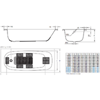 BLB Universal 150x70 (с ножками и шумоизоляцией) Image #4