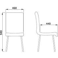 AksHome Mira (морской велюр HLR60/черный) Image #2