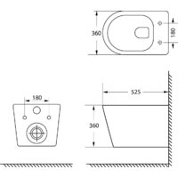 Lauter Longer 2110822 + GROHE Rapid SL 38721001 с кнопкой (овальная, хром) Image #24