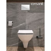 Унитаз подвесной Cersanit Carina New Clean On с инстал.Link Pro (с кнопкой Estetica 64109 белый) - Превью изображения №14 — Интернет-Магазин TECNO.BY
