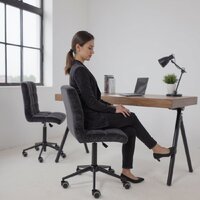 Офисное кресло AksHome Sonata (черный шенилл Ote Canna 460/черный) - Превью изображения №13 — Интернет-Магазин TECNO.BY