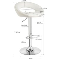 Mio Tesoro Феликс BS-023 (белый/хром) Image #5