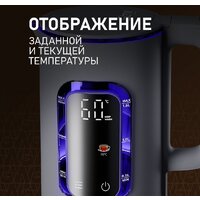 Электрический чайник Weissgauff WK 1500 Dt Touch BodyCool - Превью изображения №9 — Интернет-Магазин TECNO.BY