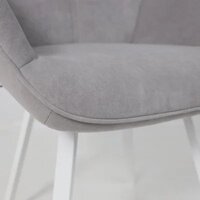 Стул Мамадома Romeo smile 360 (b22 Grey Lux/белый) - Превью изображения №11 — Интернет-Магазин TECNO.BY