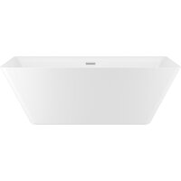 Wellsee Cute Twin S 168x75 23830101R (отдельностоящая ванна белый глянец, экран, ножки, сифон-автомат хром) Image #1
