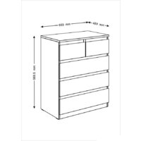 Mio Tesoro Мальта 5 ящиков 80x99 2.05.02.080.1 (белый) Image #5