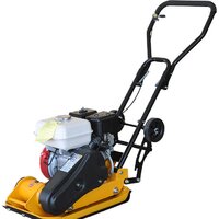 Виброплита Skiper С-60 Honda GX160 (бак, колеса, мат) - Превью изображения №2 — Интернет-Магазин TECNO.BY