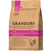 Grandorf Medium & Maxi Breeds Turkey (с индейкой) 3 кг