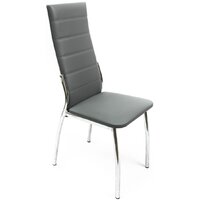 ВВР Прага (серый/хром, экокожа)