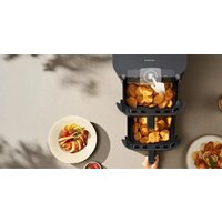 Аэрогриль (аэрофритюрница) Xiaomi Smart Double Stack Air Fryer 12L MAF-DS1201 (евровилка, черный) - Превью изображения №3 — Интернет-Магазин TECNO.BY