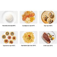 Аэрогриль (аэрофритюрница) Xiaomi Smart Double Stack Air Fryer 12L MAF-DS1201 (евровилка, черный) - Превью изображения №9 — Интернет-Магазин TECNO.BY
