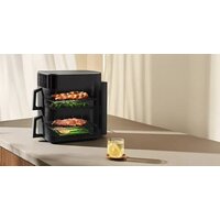 Аэрогриль (аэрофритюрница) Xiaomi Smart Double Stack Air Fryer 12L MAF-DS1201 (евровилка, черный) - Превью изображения №4 — Интернет-Магазин TECNO.BY