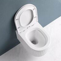 Унитаз подвесной Roxen Royal Matt в комплекте с инсталляцией StounFix Dual Fresh 6 в 1 968290 (кнопка: оружейная сталь) - Превью изображения №9 — Интернет-Магазин TECNO.BY
