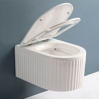 Унитаз подвесной Roxen Royal Matt в комплекте с инсталляцией StounFix Dual Fresh 6 в 1 968290 (кнопка: оружейная сталь) - Превью изображения №8 — Интернет-Магазин TECNO.BY