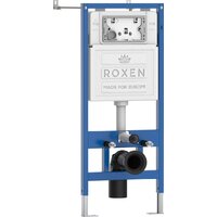 Унитаз подвесной Roxen Royal Matt в комплекте с инсталляцией StounFix Dual Fresh 6 в 1 968290 (кнопка: оружейная сталь) - Превью изображения №2 — Интернет-Магазин TECNO.BY