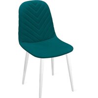 Трия Шерри К1С (белый матовый/велюр Confetti Izumrud)