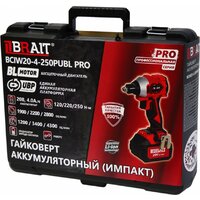 Гайковерт Brait BCIW20-4-250PUBL PRO (с 1-им АКБ, кейс) - Превью изображения №2 — Интернет-Магазин TECNO.BY
