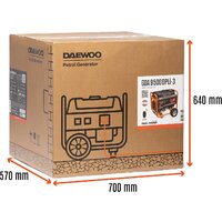 Бензиновый генератор Daewoo Power GDA 9500DPLi-3 - Превью изображения №3 — Интернет-Магазин TECNO.BY