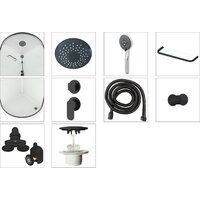 Domani-Spa Simple 99 90x90 DS01Sm99LBT00.Gt-V1.2-Black Image #5