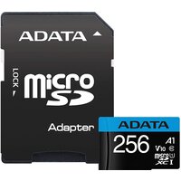 ADATA Premier AUSDX256GUICL10A1-RA1 microSDXC 256GB (с адаптером)
