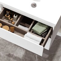  Belux Тумба под умывальник Киото Н 60-02 (1, белый глянцевый) - Превью изображения №3 — Интернет-Магазин TECNO.BY