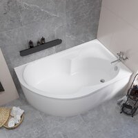Ванна Lauter Geneva 170x105 2103170R (с каркасом и сифоном 21Y32002 белый) - Превью изображения №8 — Интернет-Магазин TECNO.BY