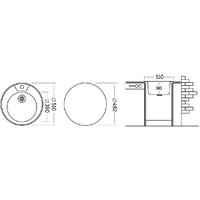 Ukinox Фаворит FAP510-GT8K 0C (с сифоном) Image #2