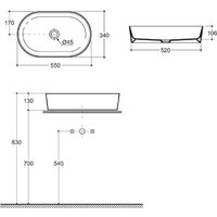 Керамин Арена 55 ФС (серый, матовый) Image #8