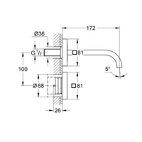 Смеситель Grohe Allure [36235000] - Превью изображения №2 — Интернет-Магазин TECNO.BY