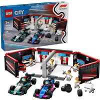 LEGO City 60444 Гараж F1 Mercedes-AMG и Alpine