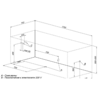 Aquanet Bright 175x75 (с каркасом) Image #6