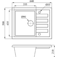 БелЭворс Vega L (белый, без сифона) Image #2