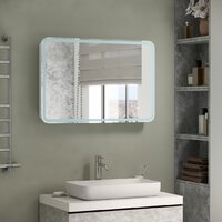 Континент Шкаф с зеркалом Tokio Led 90х53 Image #16