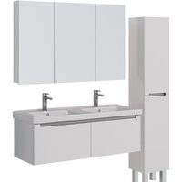  Lemark Тумба под умывальник Buno Mini 125 LM05BM125T (белый глянец) - Превью изображения №6 — Интернет-Магазин TECNO.BY