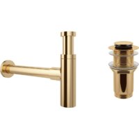 Wellsee Drainage System 182121002 (сифон, донный клапан, золото)