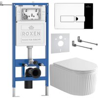 Roxen Royal Matt в комплекте с инсталляцией StounFix Dual Fresh 6 в 1 968213 (кнопка: хром глянцевый) Image #2