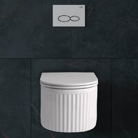 Roxen Royal Matt в комплекте с инсталляцией StounFix Dual Fresh 6 в 1 968213 (кнопка: хром глянцевый) Image #10