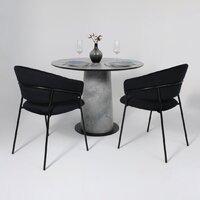 Lepremo AV 1317 HPL+МДФ 1000 (мрамор марквина синий/черный) Image #5