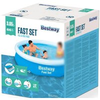 Надувной бассейн Bestway Fast Set 57456 (305х66) - Превью изображения №2 — Интернет-Магазин TECNO.BY