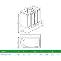 Душевая кабина MirWell MR3515TP-C3-RUS - Превью изображения №5 — Интернет-Магазин TECNO.BY