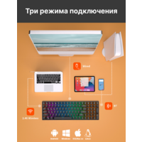 Royal Kludge RK100 RGB (черный, RK Red) Image #8