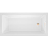Wellsee FreeDom 2.0 180x85 23300304R (встраиваемая ванна белый глянец, сифон-автомат золото)