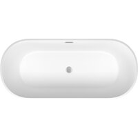 Wellsee Shell 170x75 28170301R (отдельностоящая ванна белый глянец, экран, ножки, сифон-автомат хром) Image #4