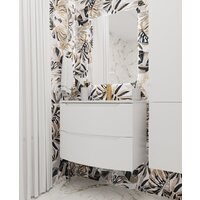 Belux Тумба под умывальник Ганновер НП 80-02 (белый глянец) Image #4