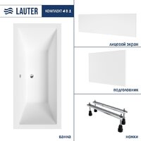 Lauter Oasis 170х75 21203070 (с ножками, лицевым и торцевым экраном)