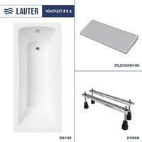 Lauter Bianca 160х70 21207160 (с ножками и серым подголовником)