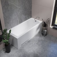 Ванна Lauter Amelia 170 21204070 (с ножками и сифоном 21Y11021 матовый черный) - Превью изображения №7 — Интернет-Магазин TECNO.BY
