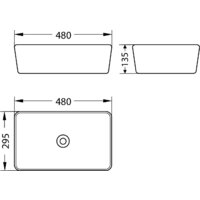 Умывальник Lauter 21674A + клапан 21190B + сифон 21635B (черный матовый) - Превью изображения №17 — Интернет-Магазин TECNO.BY